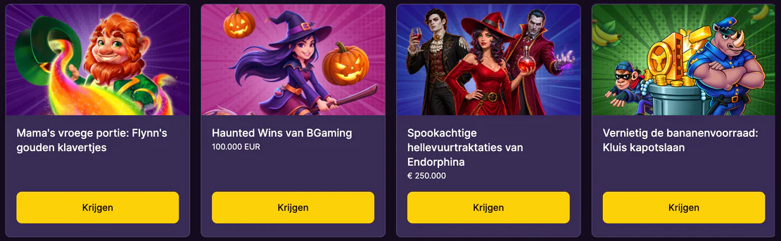 Actuele promoties en bonusaanbiedingen bij Mamabet Casino